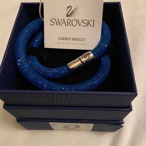 Swarovski stardust bracelet blue 38cm